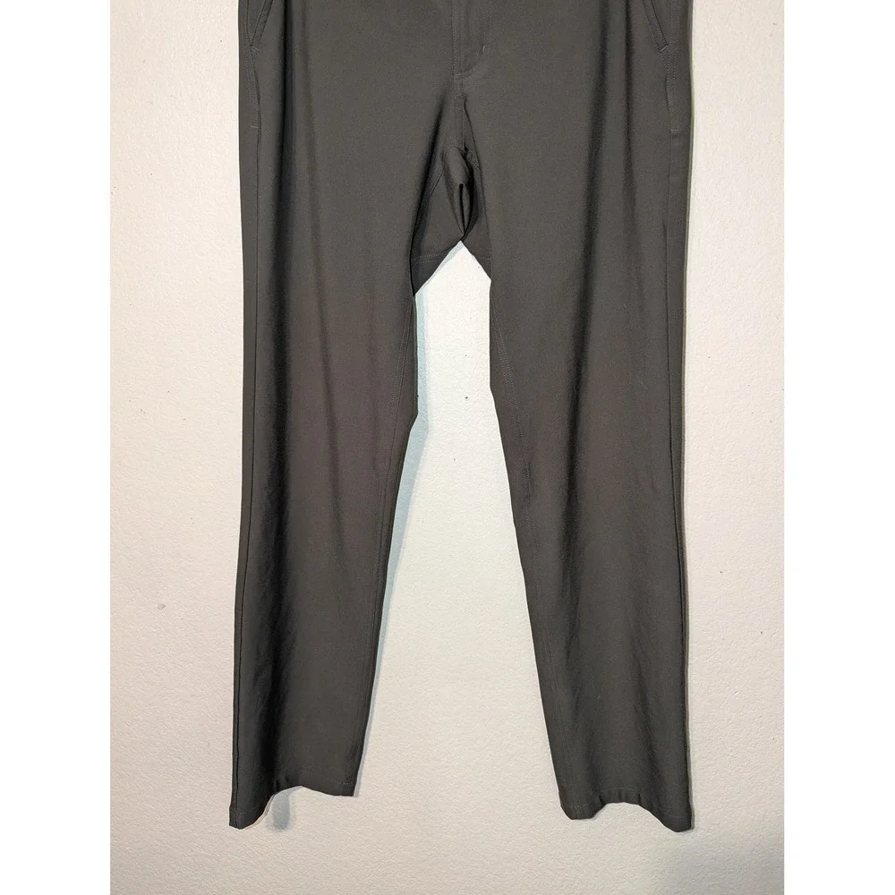 Free Fly Men Nomad Pants 32x32 Dark Olive Green Stretch Performance Trousers